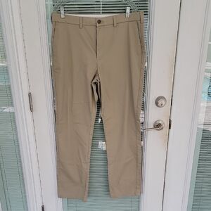 George Flat Front Chinos/Khakis Slant Pockets Sz 36